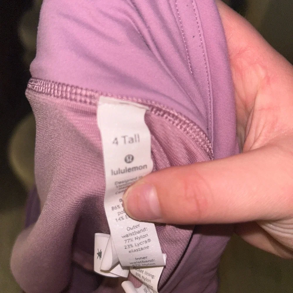 Lululemon Purple Camo Speed Up High Rise Shorts - Picture 3 of 3